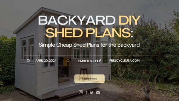 DIY Backyard Shed Plans